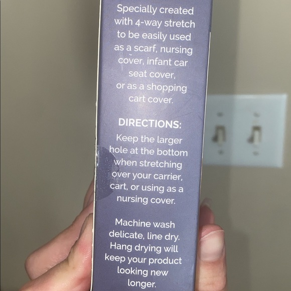 “Mom Boss” Multi-Use Infant Cover - Picture 4 of 4